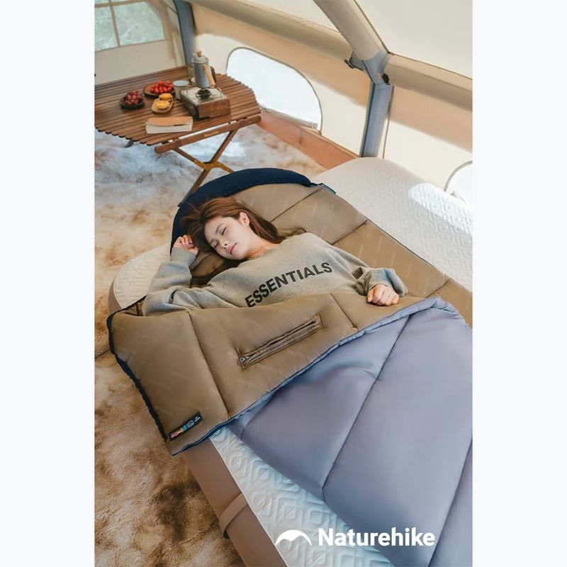 Spacák Naturehike U250 Sunny Day Left navy blue 4