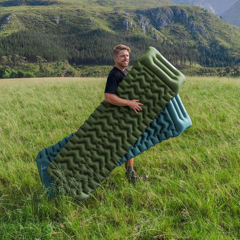 Nafukovací matrace Naturehike Pillow Single FC01 army green 2