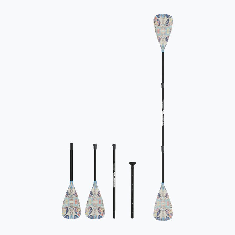 Pádlo SUP/Kayak 4-dílné RIDEWAVE Conquerbrace Combo