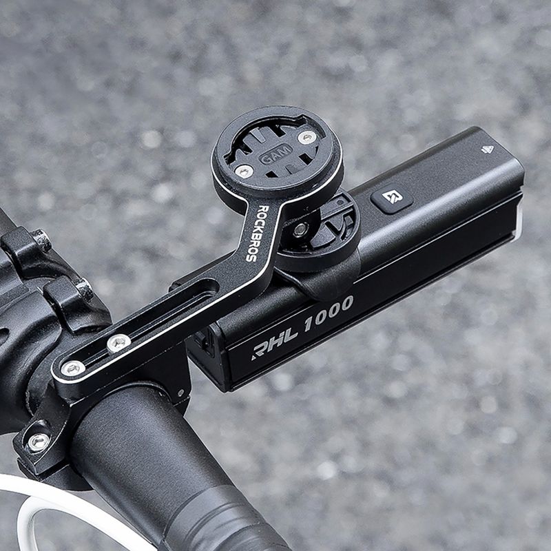 Přední cyklistické světlo Rockbros 24610002001 Front Light 1000 Lumen black 9