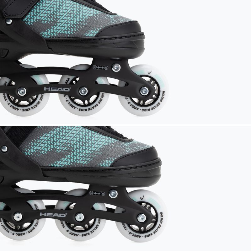 Dětské kolečkové brusle HEAD Galaxy 2w1 turquoise 17