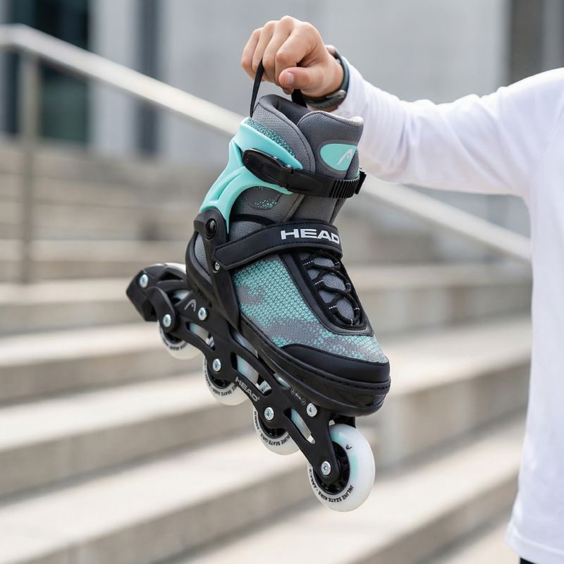 Dětské kolečkové brusle HEAD Galaxy 2w1 turquoise 3