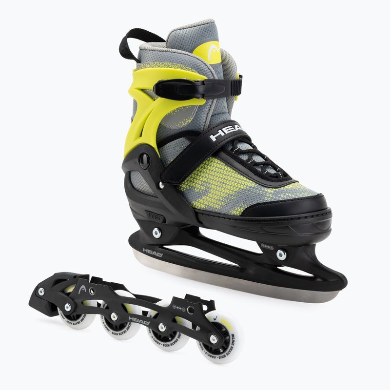 Dětské kolečkové brusle HEAD Galaxy 2w1 yellow 2
