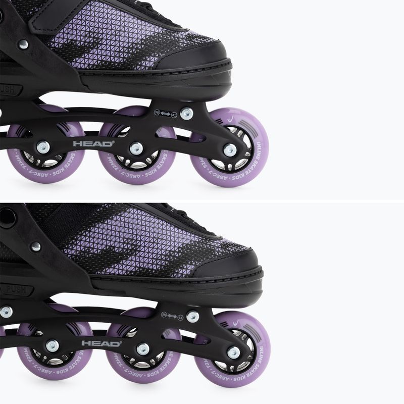 Dětské kolečkové brusle HEAD Galaxy 2w1 purple 19