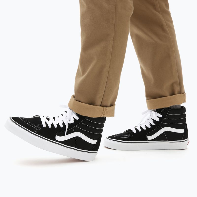 Boty Vans UA SK8-Hi black/black/white 10