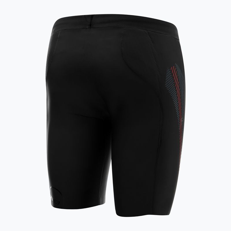 Pánské neoprenové šortky ZONE3 Buoyancy Premium Aerodome Elite 5/3 mm black/red 2