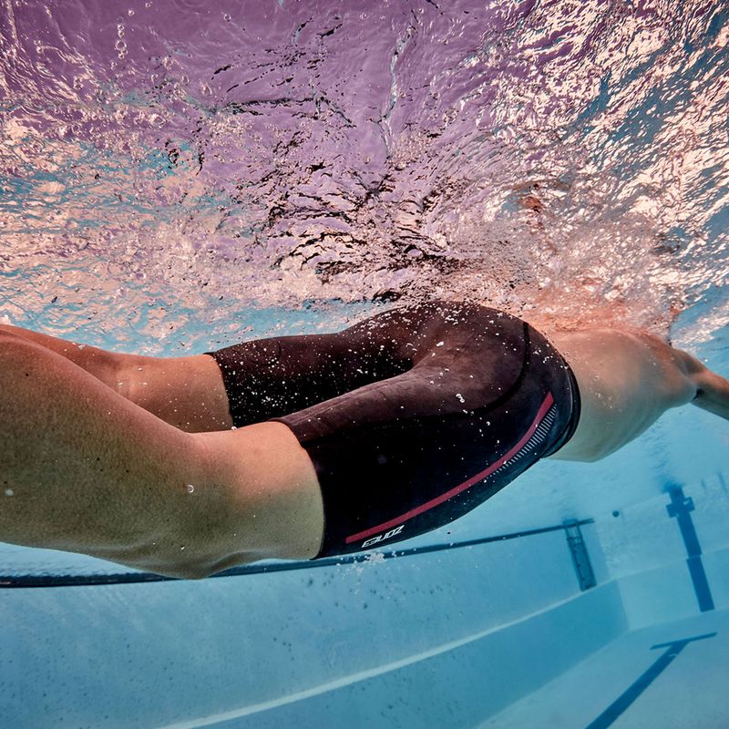 Pánské neoprenové šortky ZONE3 Buoyancy Premium Aerodome Elite 5/3 mm black/red 4