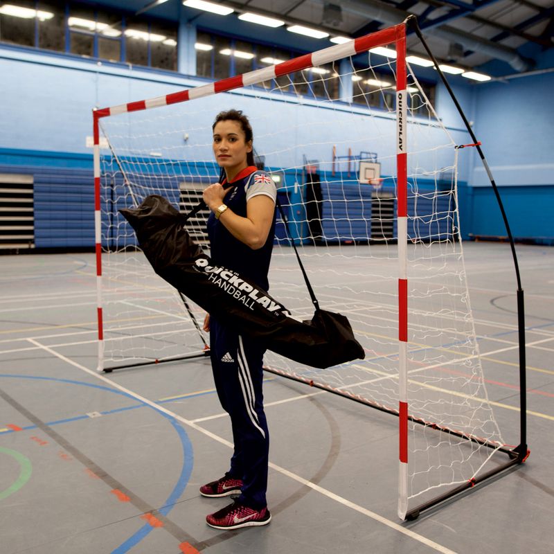 Fotbalová branka QuickPlay Senior 300 x 200 cm bílá QP2317 8