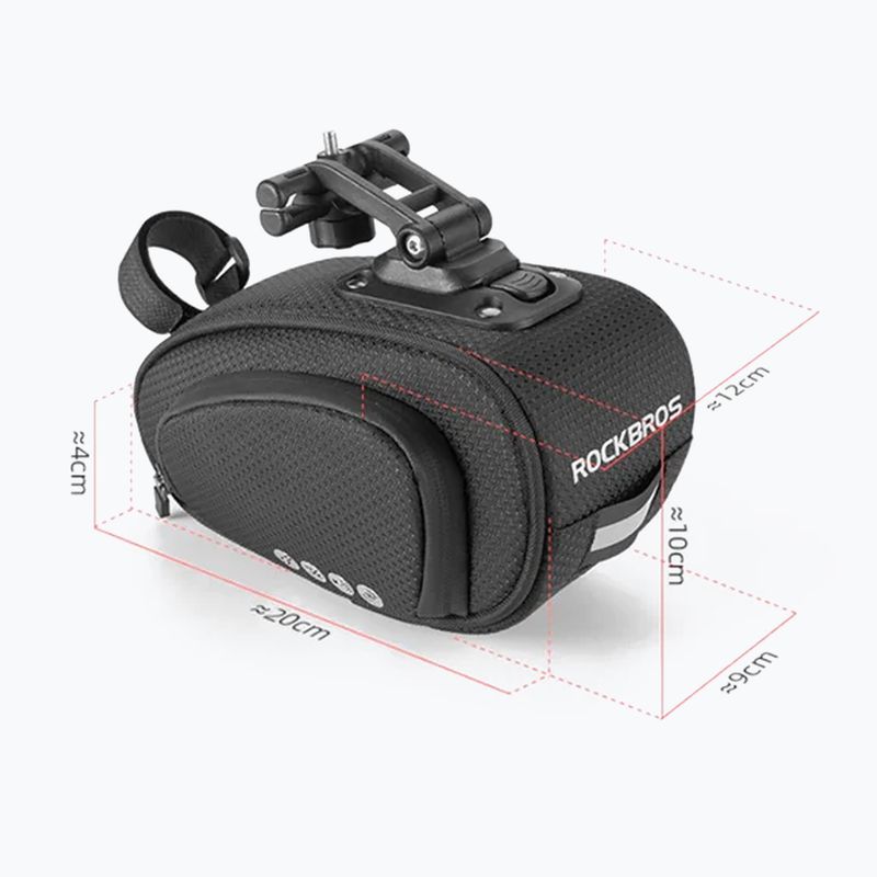 Podsedlová brašna na kolo  Rockbros C40 1,2 l black 2