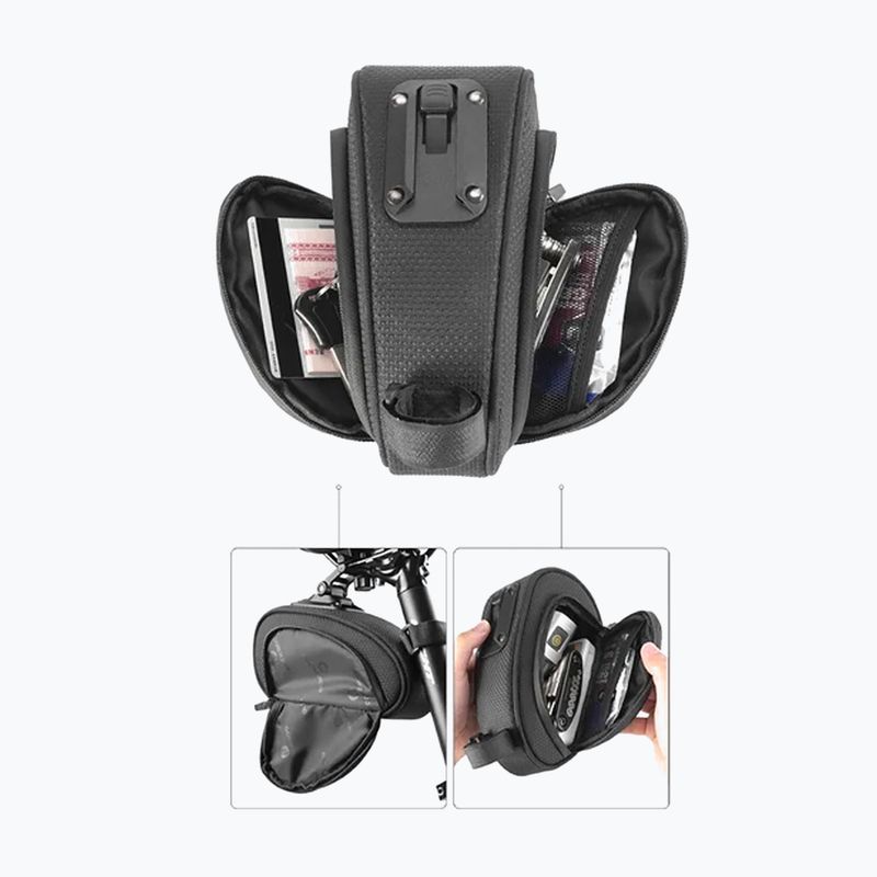 Podsedlová brašna na kolo  Rockbros C40 1,2 l black 4