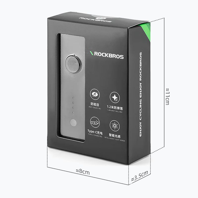 Přední světlo na kolo  Rockbros 24510003 260 lm black 3