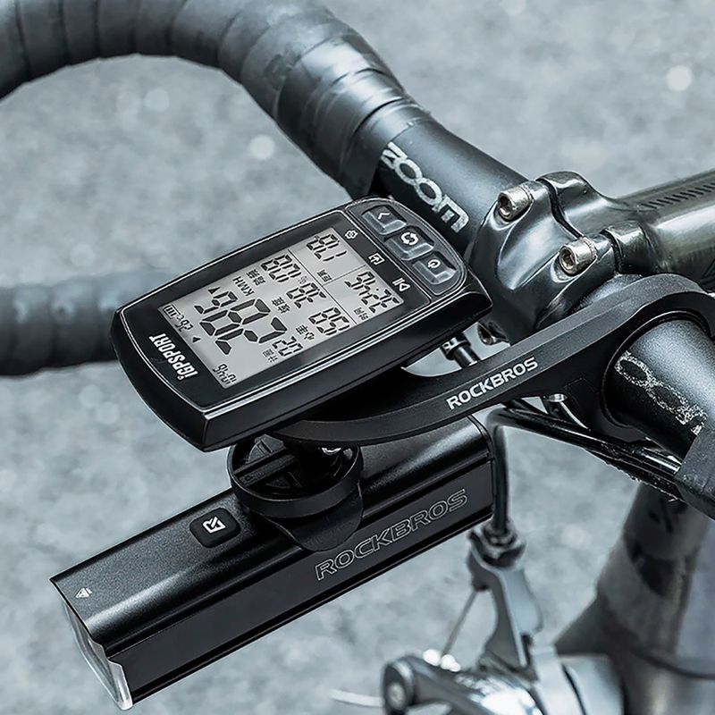 Držák na cyklopočítač Rockbros 29210012 Garmin, IGPSPORT, Cycplus, Magene black 8