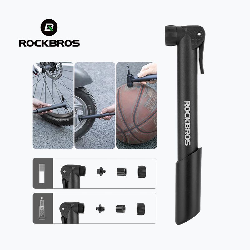 Pumpička na kolo Rockbros 42520001 80psi black 2