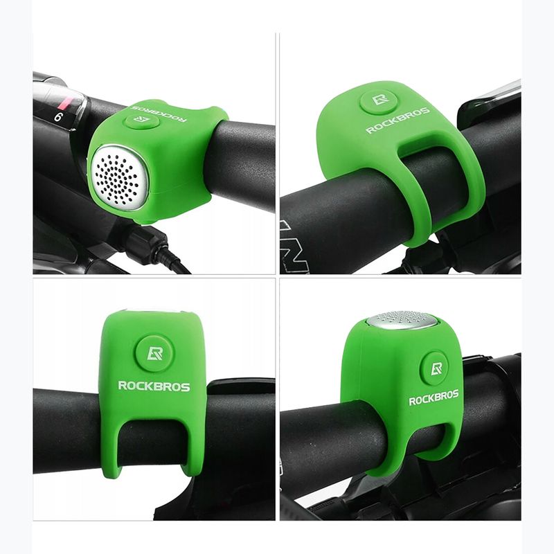 Zvonek na kolo Rockbros CB1709 green 4