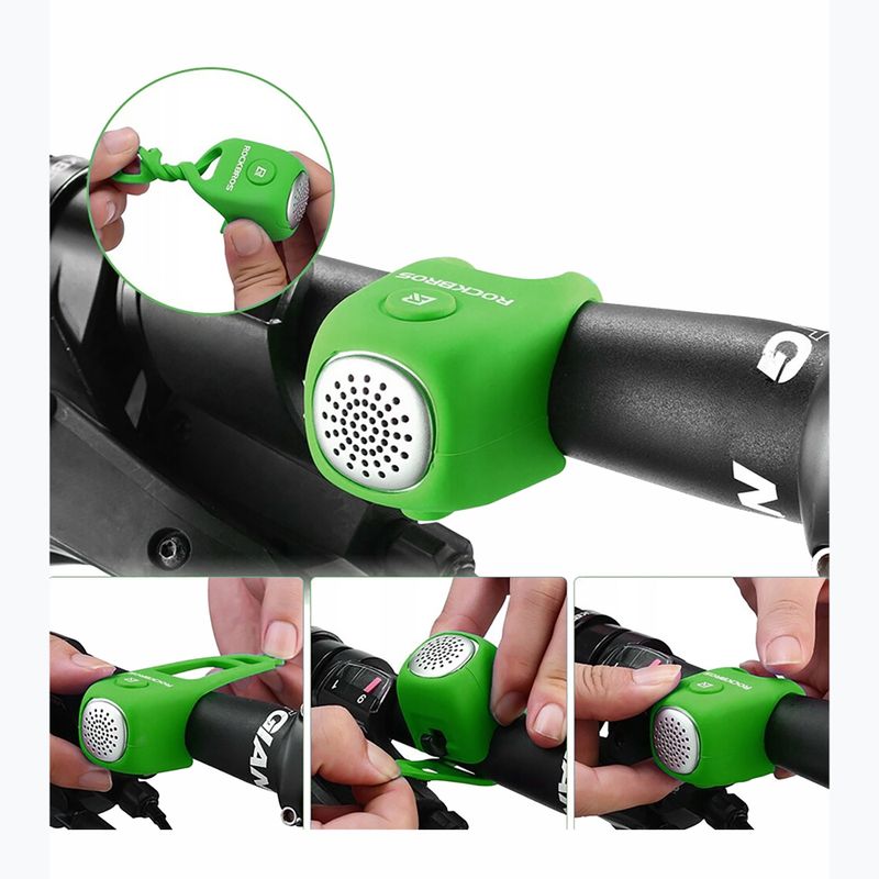 Zvonek na kolo Rockbros CB1709 green 6