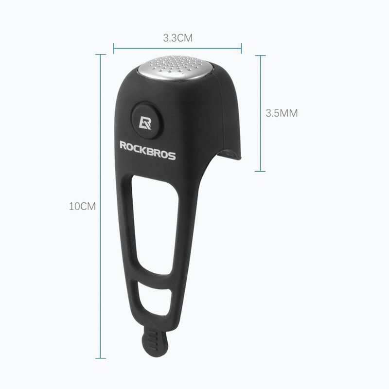 Zvonek na kolo Rockbros CB1709 black 2