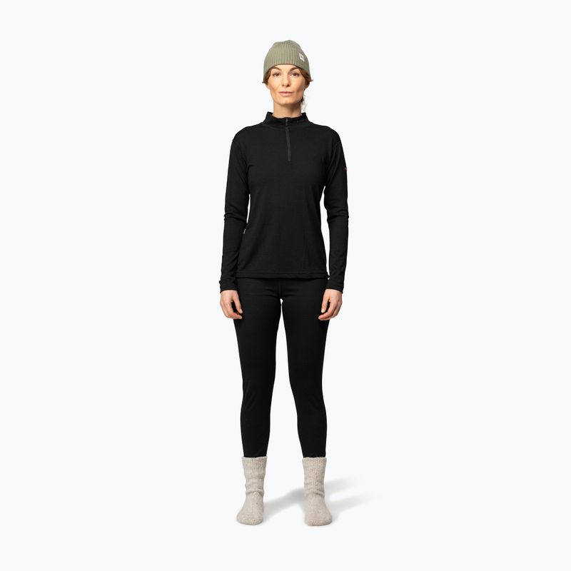 Dámská termo mikina Devold Breeze Merino 150 Zip Neck black 2