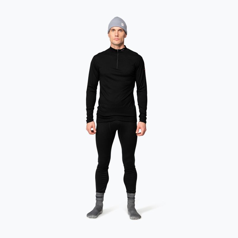 Pánská termo mikina Devold Breeze Merino 150 Zip Neck black 2