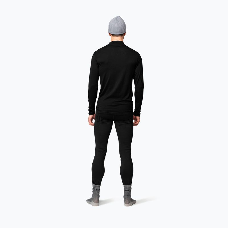 Pánská termo mikina Devold Breeze Merino 150 Zip Neck black 3