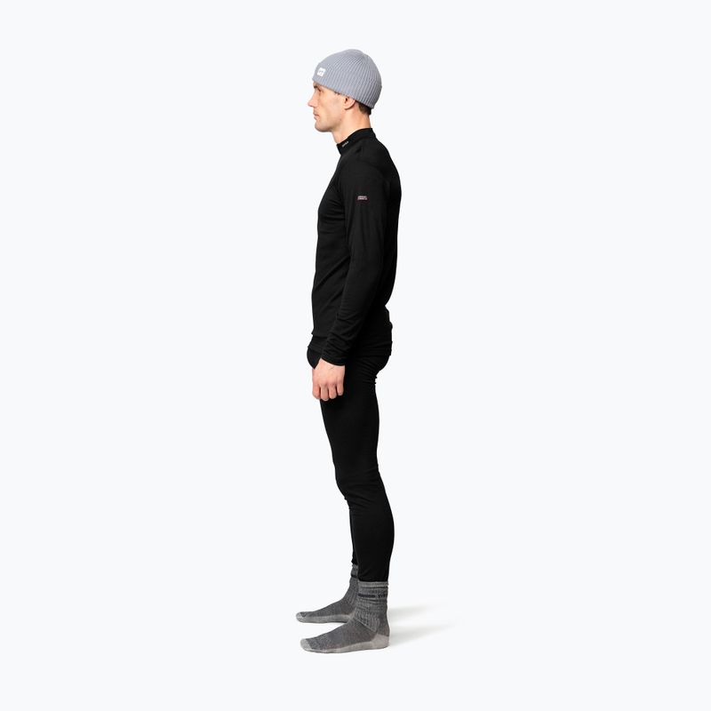 Pánská termo mikina Devold Breeze Merino 150 Zip Neck black 4