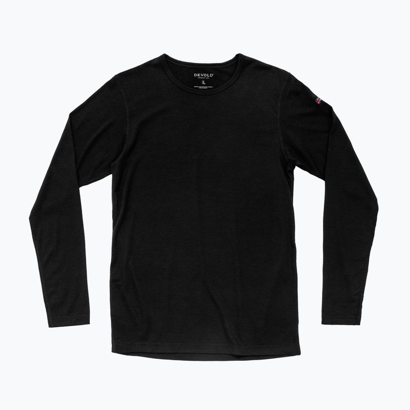 Pánská termo mikina Devold Breeze Merino 150 black 5