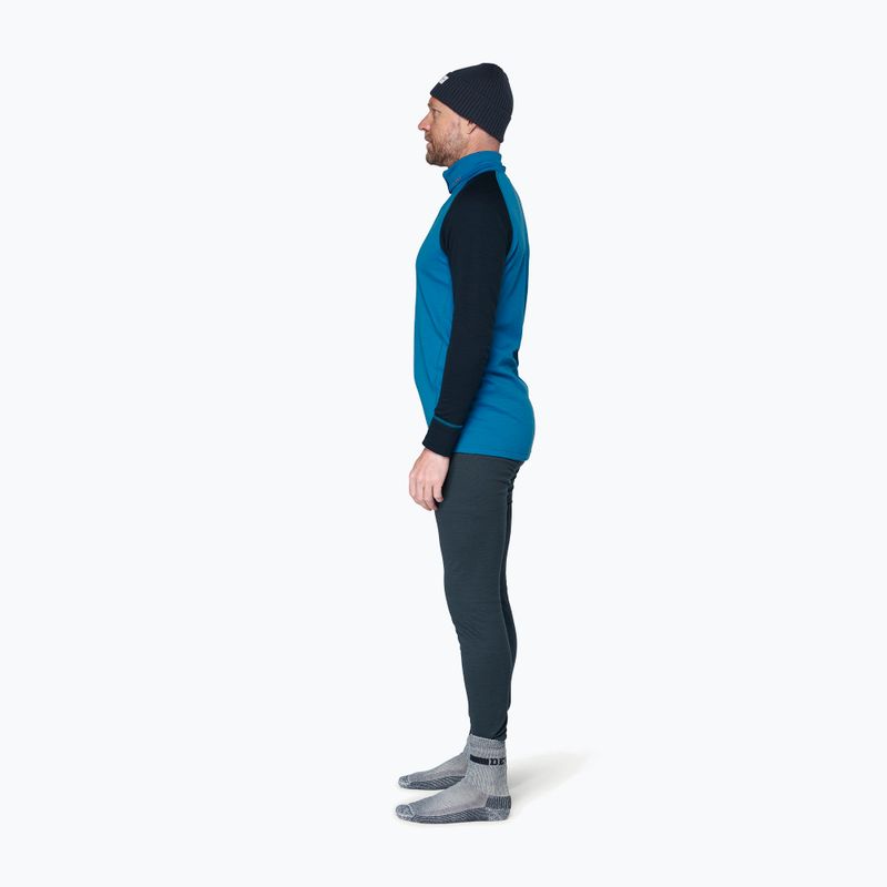 Pánská termo mikina Devold Duo Active Merino 205 Zip Neck blue/ink 4