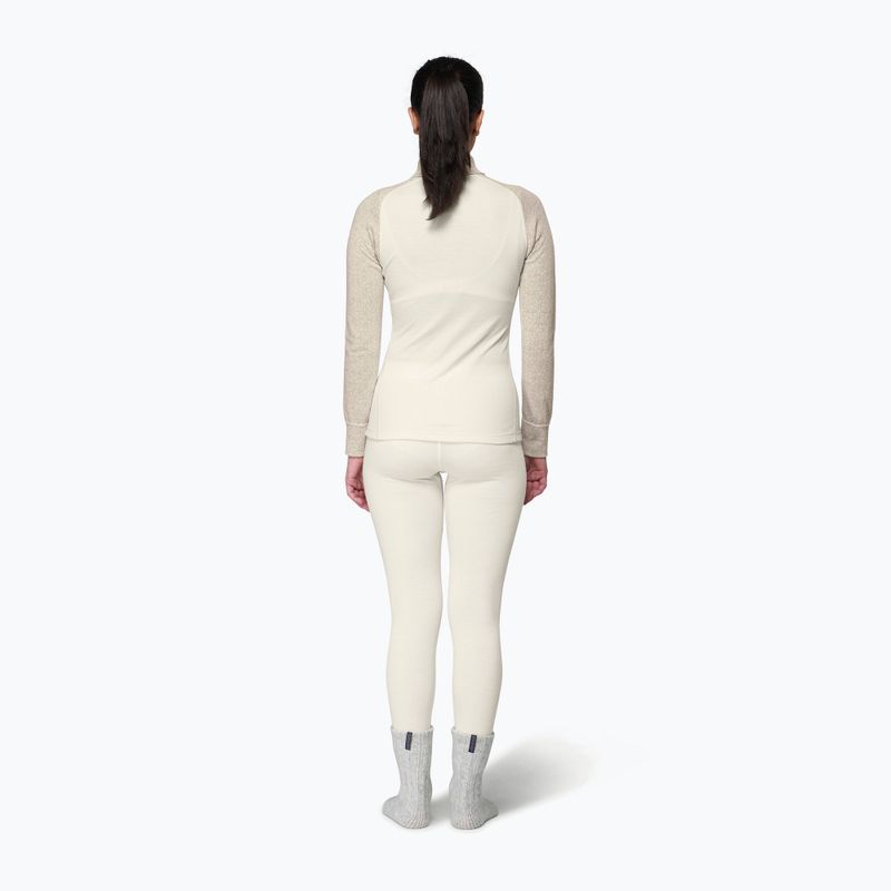 Dámská termo mikina Devold Duo Active Merino 205 Zip Neck raw white 3