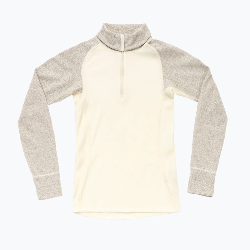 Dámská termo mikina Devold Duo Active Merino 205 Zip Neck raw white 5
