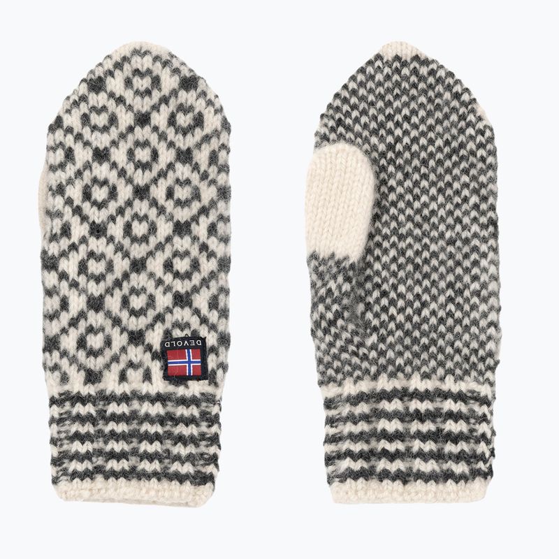 Rukavice Devold Svalbard Wool Mitten offwhite/anthracite