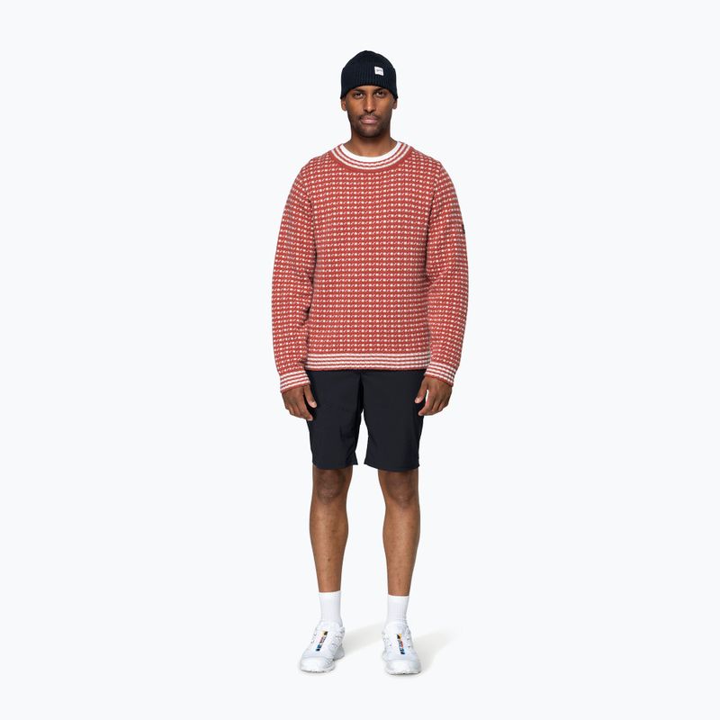 Svetr Devold Islender Refined marsala/offwhite 5