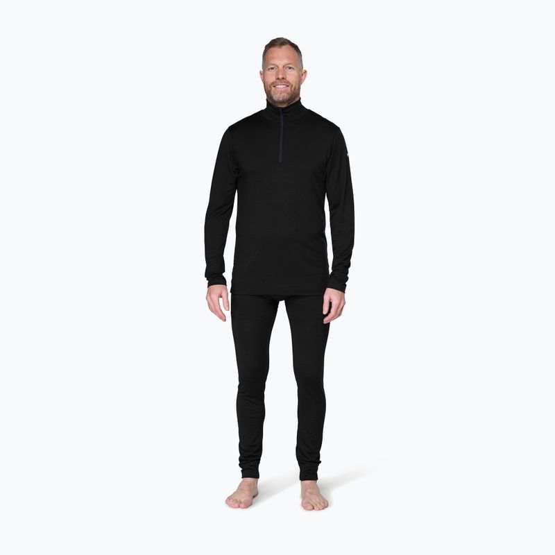 Pánská termo mikina Devold Breeze Plus Merino 200 Zip Neck black 2