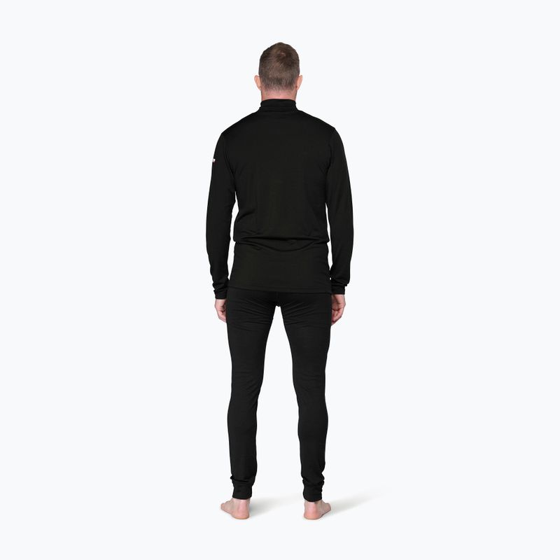 Pánská termo mikina Devold Breeze Plus Merino 200 Zip Neck black 3