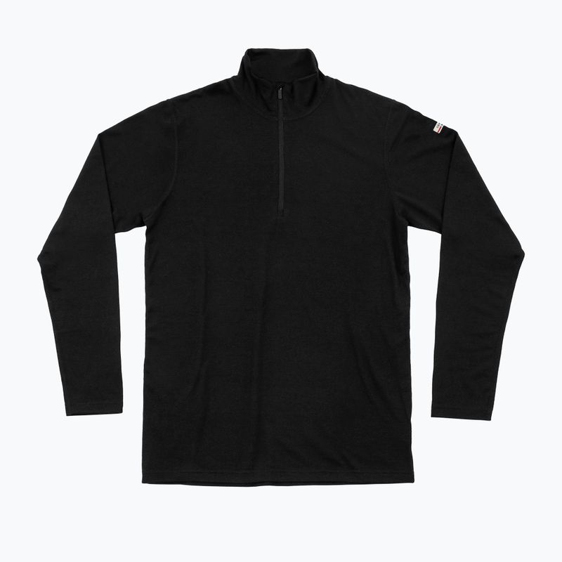 Pánská termo mikina Devold Breeze Plus Merino 200 Zip Neck black 5