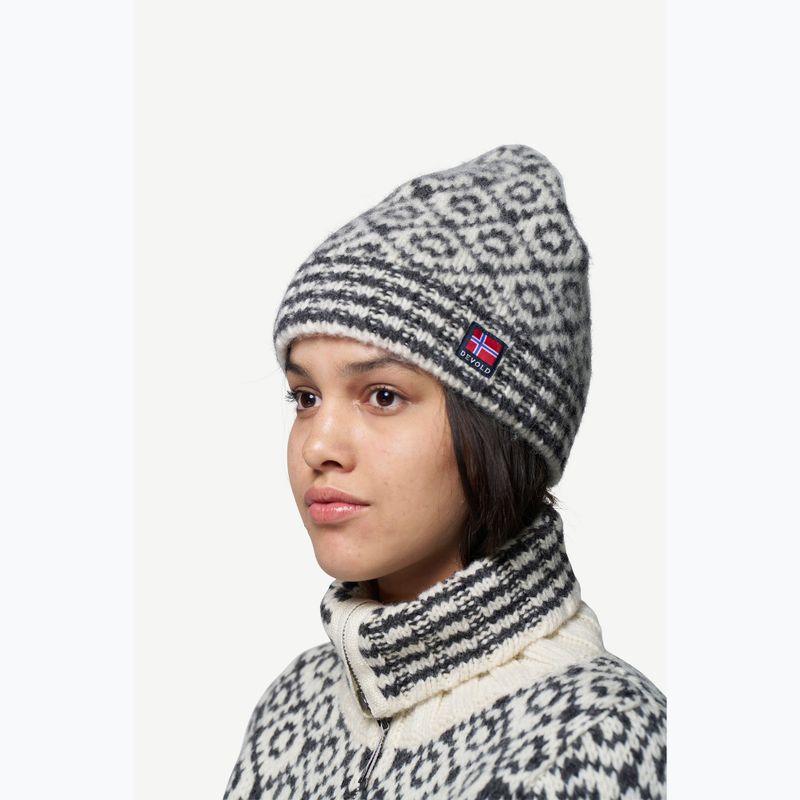 Zimní čepice Devold Svalbard Wool offwhite/anthracite 2
