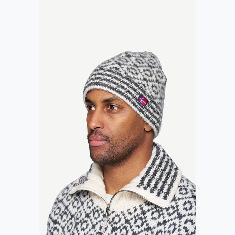 Zimní čepice Devold Svalbard Wool offwhite/anthracite 3