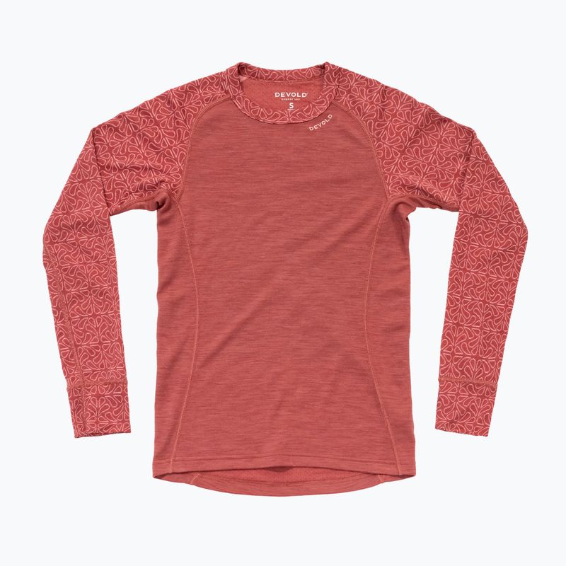 Dámská termo mikina Devold Duo Active Merino 205 marsala 5