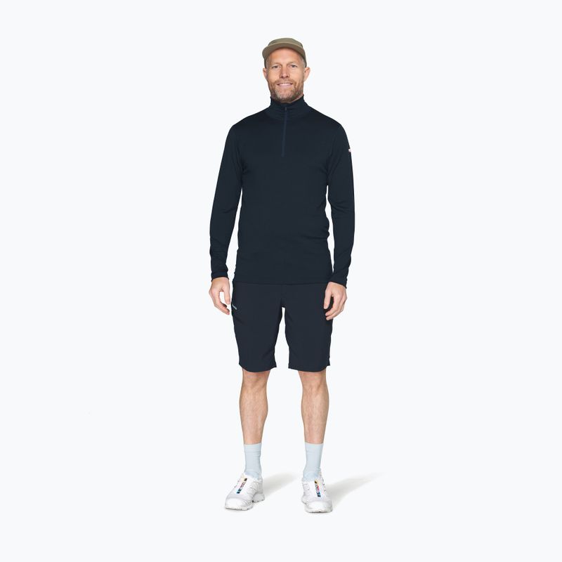 Pánská termo mikina Devold Breeze Plus Merino 200 Zip Neck ink 2