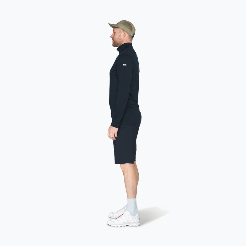 Pánská termo mikina Devold Breeze Plus Merino 200 Zip Neck ink 4