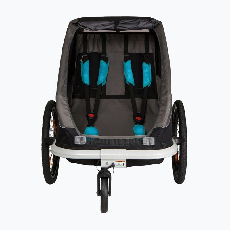 Přívěs na kolo Hamax Traveller Twin černý/šedý 3