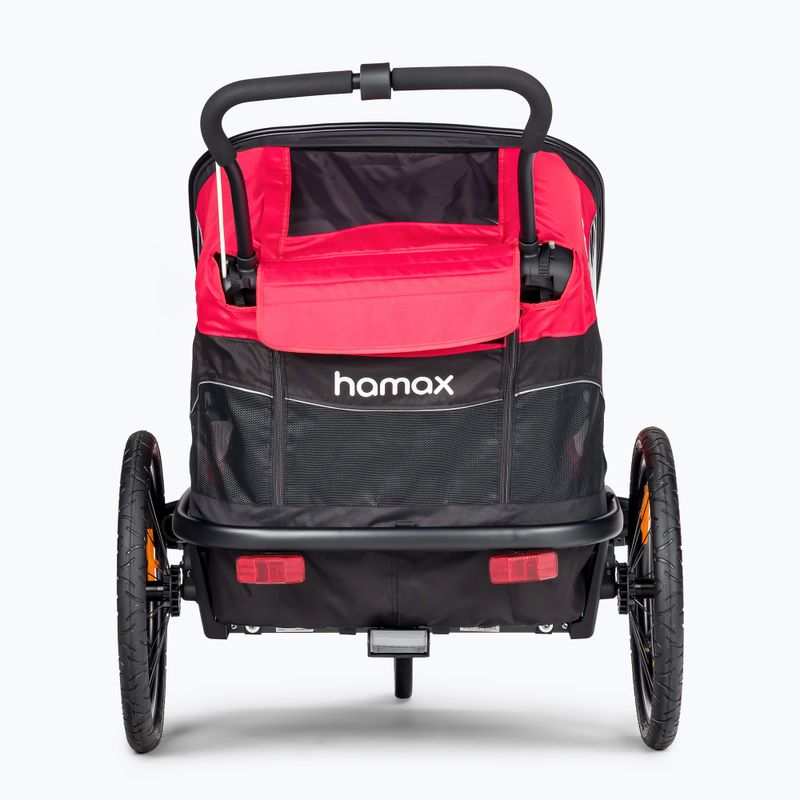 Hamax Outback Twin přívěs na kolo černo-červený 400064_HAM 4