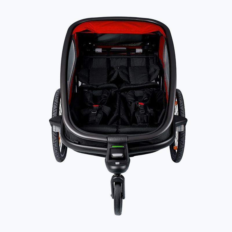 Hamax Outback Twin přívěs na kolo černo-červený 400064_HAM 3