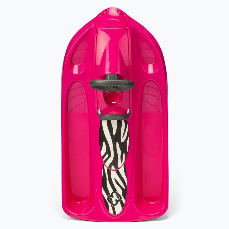 Dětské sáňky s volantem Hamax Sno Zebra růžové 503515 3