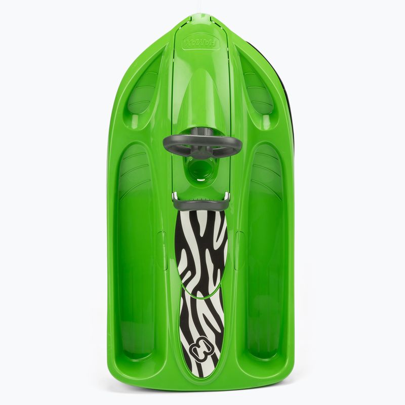 Dětské sáňky s volantem Hamax Sno Zebra zelené 503516 3
