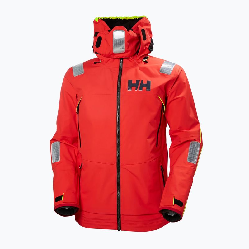 Pánská jachtařská bunda Helly Hansen Aegir Race alert red 3