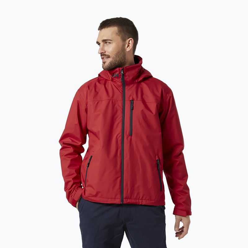 Pánská bunda Helly Hansen Crew Hooded červená 33875_162