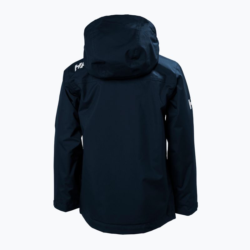 Dětská jachtařská bunda Helly Hansen Crew Midlayer Sail navy 2