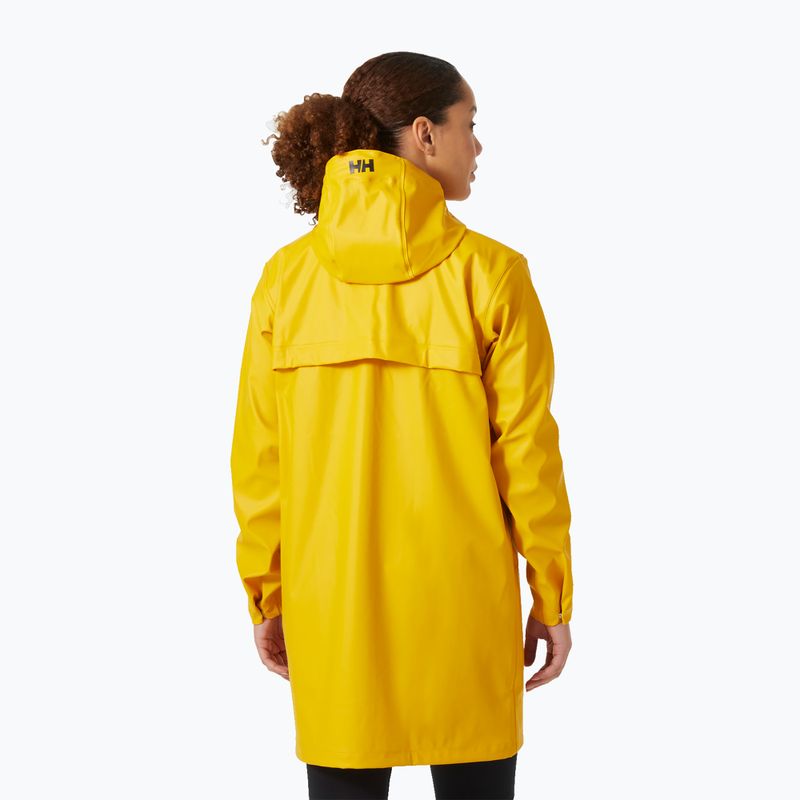 Dámský kabát do deště Helly Hansen Moss Rain Coat essential yellow 2