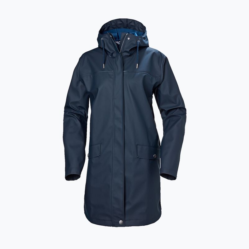 Dámský kabát do deště Helly Hansen Moss Rain Coat navy 5