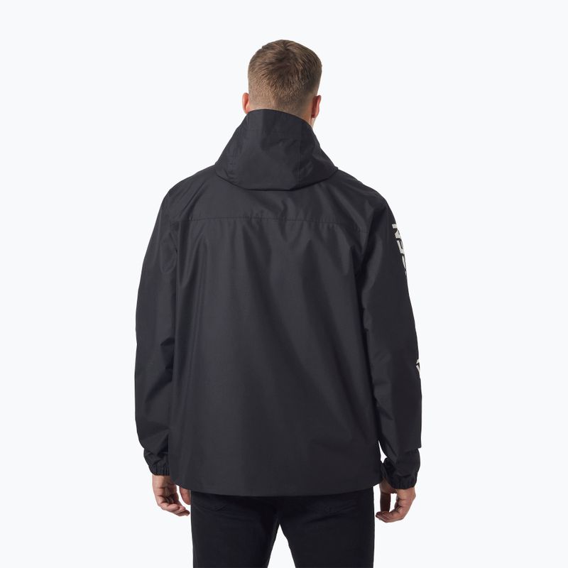 Pánská bunda do deště  Helly Hansen Ervik black 2