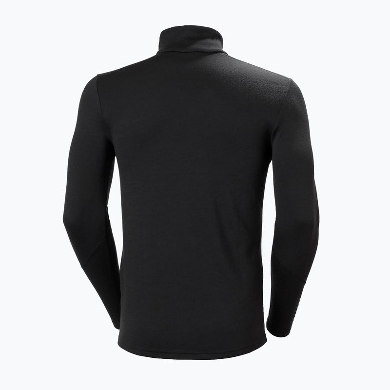 Pánská termo mikina Helly Hansen Lifa Merino Midweight 1/2 Zip black 2